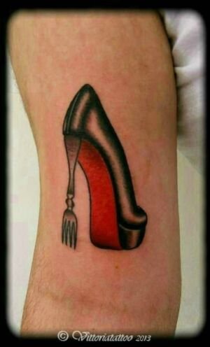 shoes louboutin tattoo
