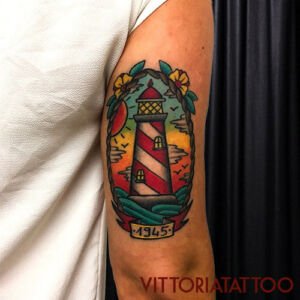lighthouse tattoo
