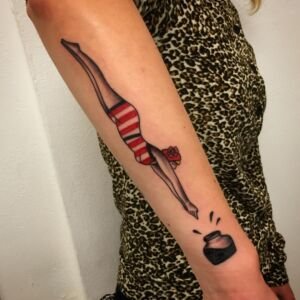 oldschool pluge tattoo