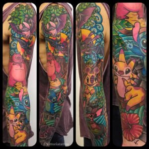 stitch and friends tattoo Aubusson